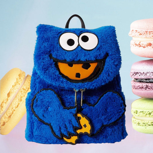 OMG! New Loungefly Sesame Street Cookie Monster Backpack!