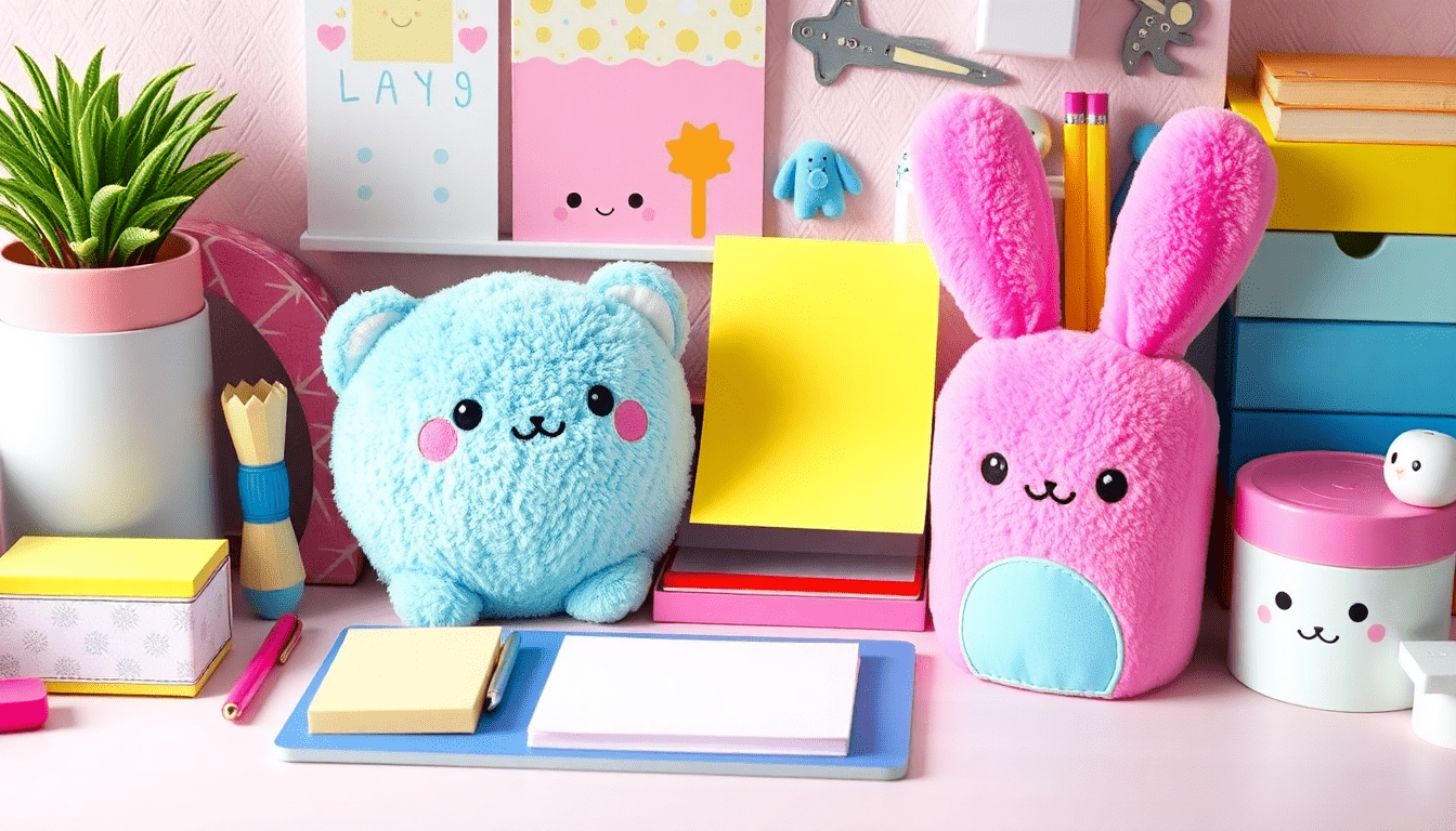 Adorable Kawaii Desk Accessories That Will Make Your Workspace Extra Sweet in 2025 - Kawaii Toys