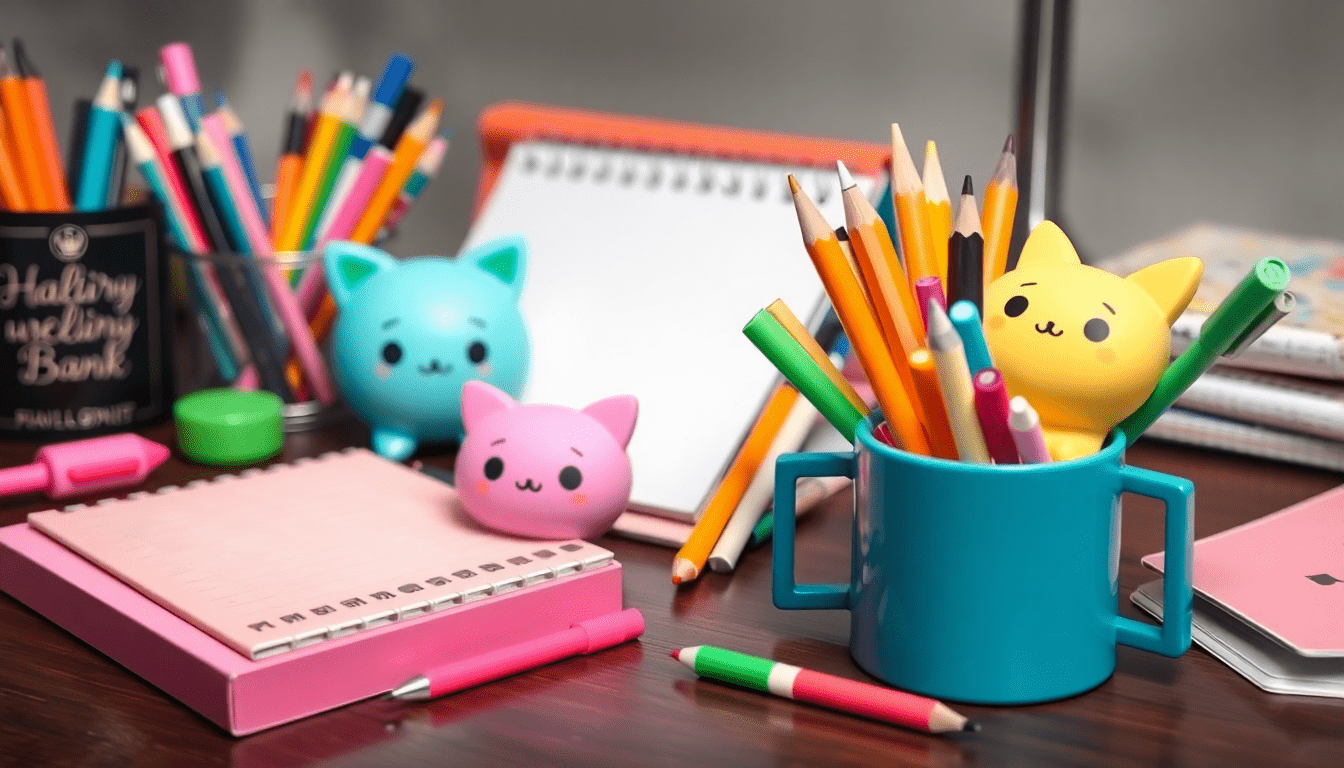 Brighten Up Your Desk with Delightful Kawaii Stationery Ideas for 2025 - Kawaii Toys