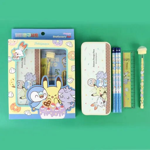 Coming in May 2025: Pokémon Happy Stationery Set – Poképeace Edition - Kawaii Toys