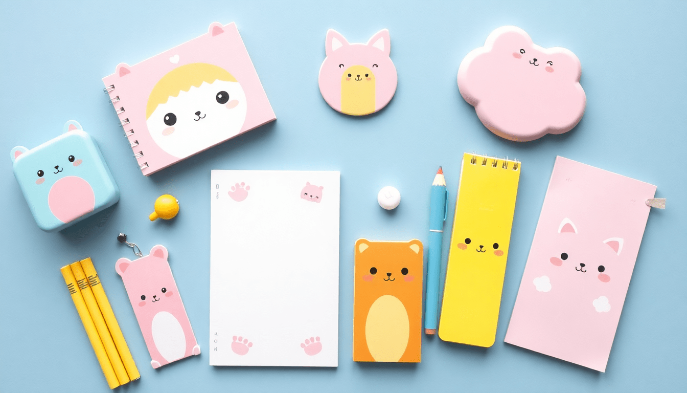 Create Joyful and Cozy Workspaces with the Most Adorable Kawaii Stationery Trends of 2025 - Kawaii Toys