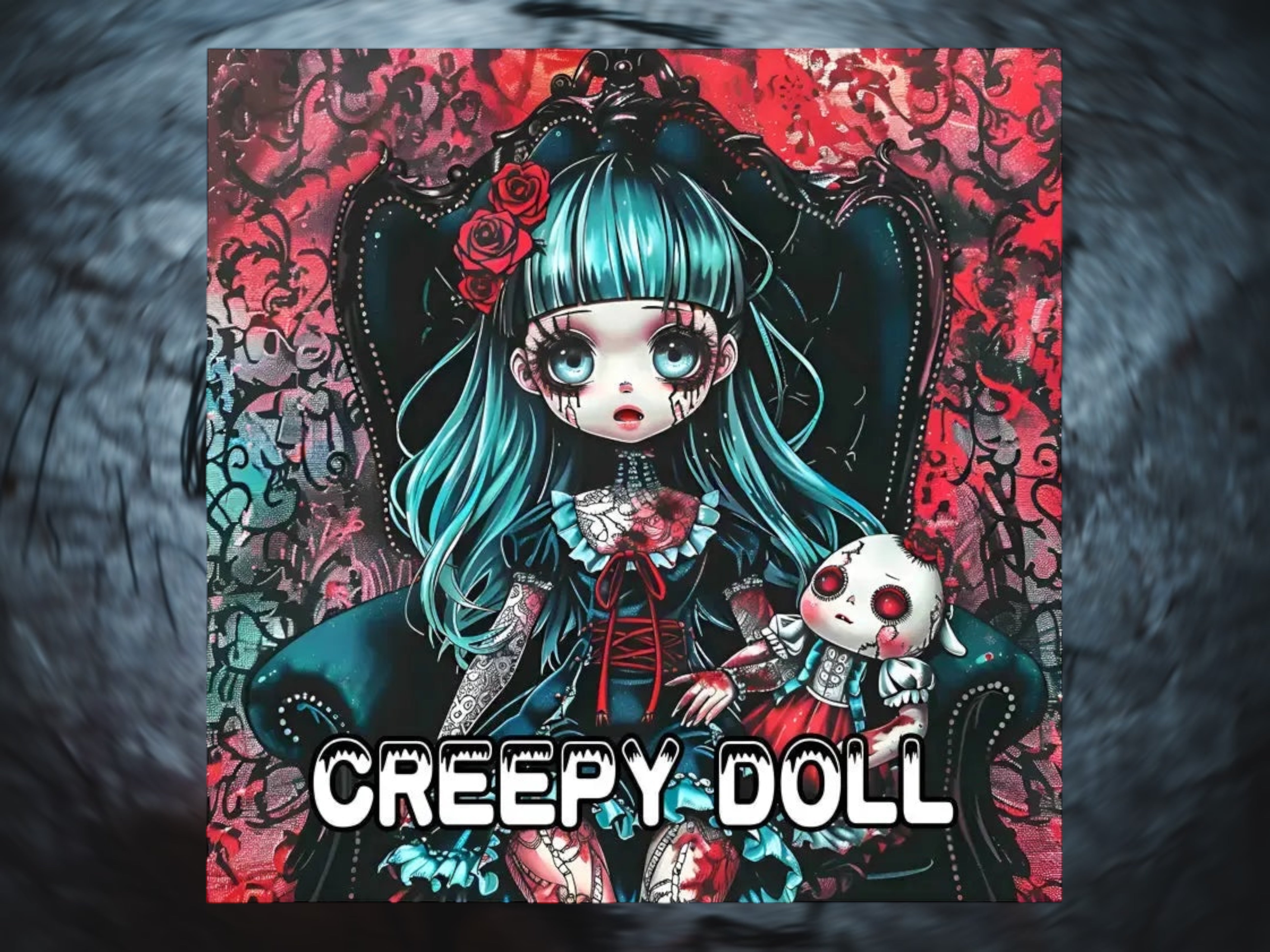 Creepy Dolls and Colouring: A Match Made in Nightmare Heaven! - Kawaii Toys