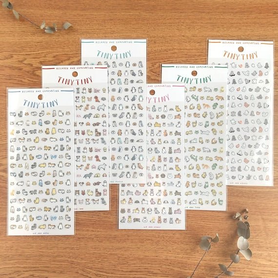 Dive into Cuteness: Exploring the "Tiny Tiny" Collection from Mind Wave Japanese Kawaii Stickers - Kawaii Toys