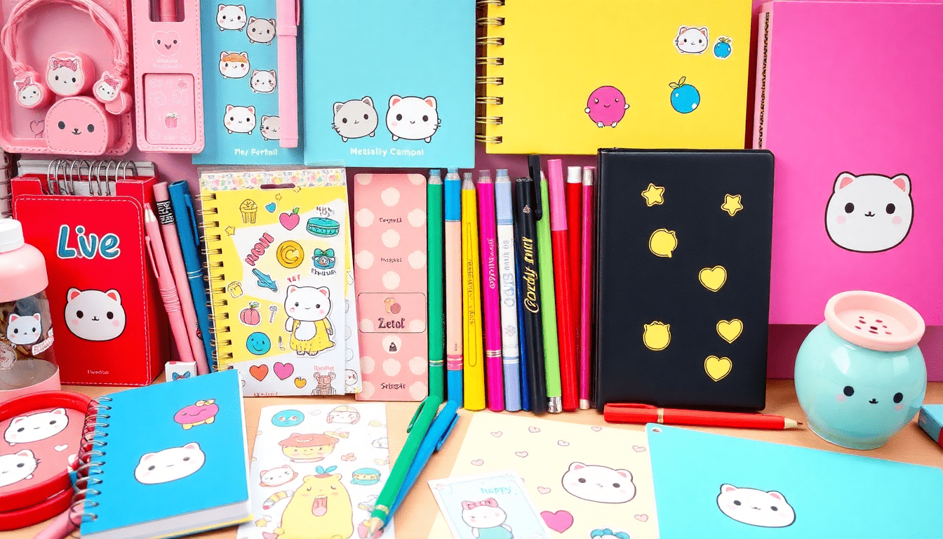 Enchant Your Day with Adorable Kawaii Stationery Finds for 2025: Perfect for Every Cute Collector - Kawaii Toys
