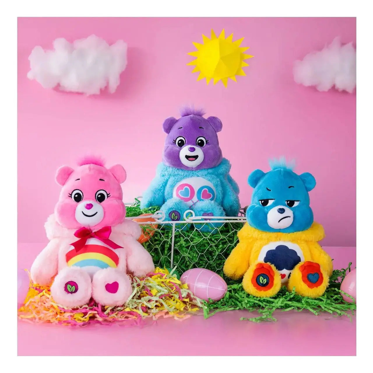 Care Bears 22cm Hoodie Plush Cheer Lamb - Kawaii Toys