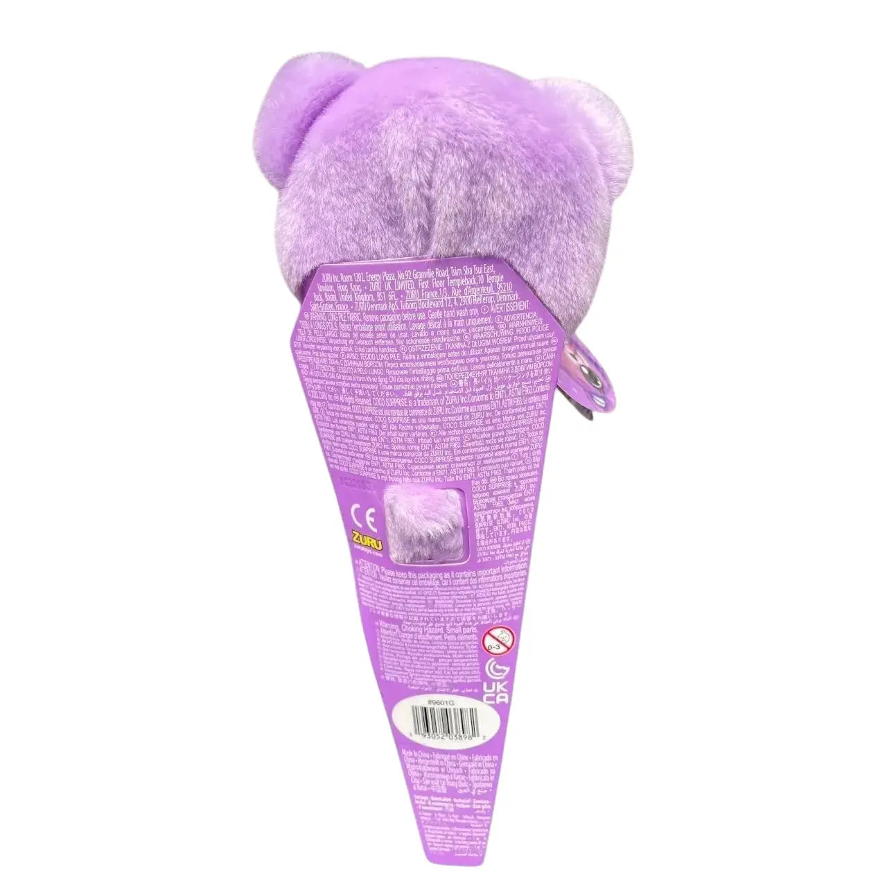 Coco Surprise Purple Bear Plush Toy - Kawaii Toys