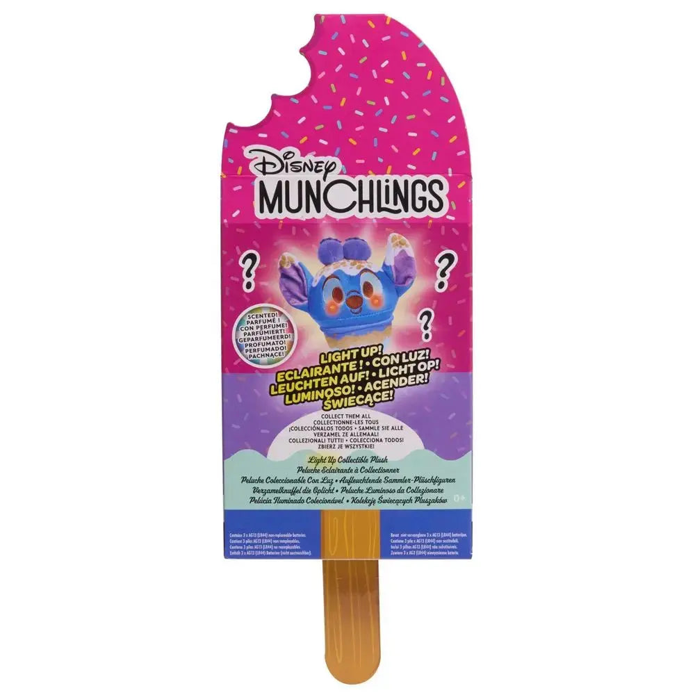 Disney Munchlings Light-Up Scented Collectible Plush Blind Bag - Kawaii Toys