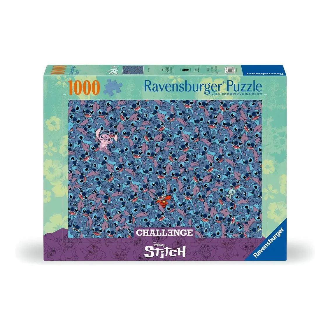 Disney Stitch Challenge 1000 Piece Jigsaw Puzzle Ravensburger