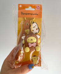 Sanrio Hello Kitty and Friends Animal Series Keychain with Hand Strap - Pompompurin Sanrio
