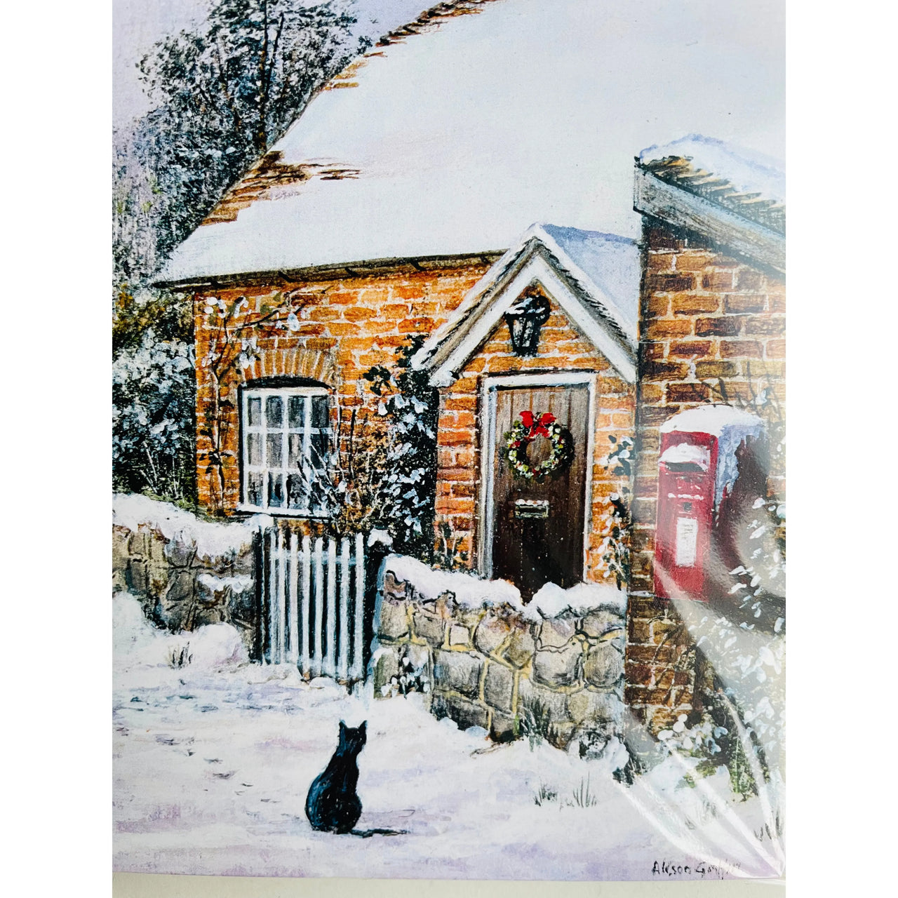 Ganymed The Red Post Box Pack of 5 Christmas Cards and Envelopes