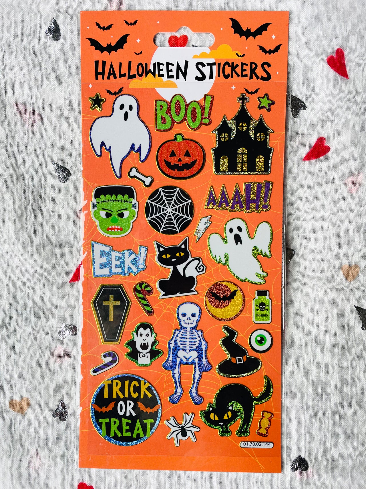 Halloween Boo! Large Foil Stickers Paper Projects