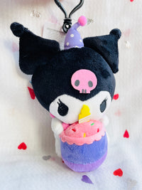 Sanrio Birthday Cake Plush Keychain 13cm Sanrio