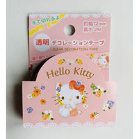 Japan Sanrio Transparent Decoration Washi Tape - Hello Kitty
