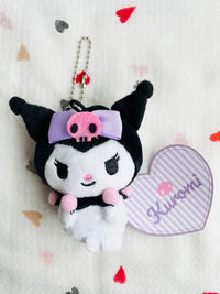 Sanrio Mini Plush Doll Keychain Kuromi Sanrio