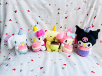 Sanrio Birthday Cake Plush Keychain 13cm Sanrio