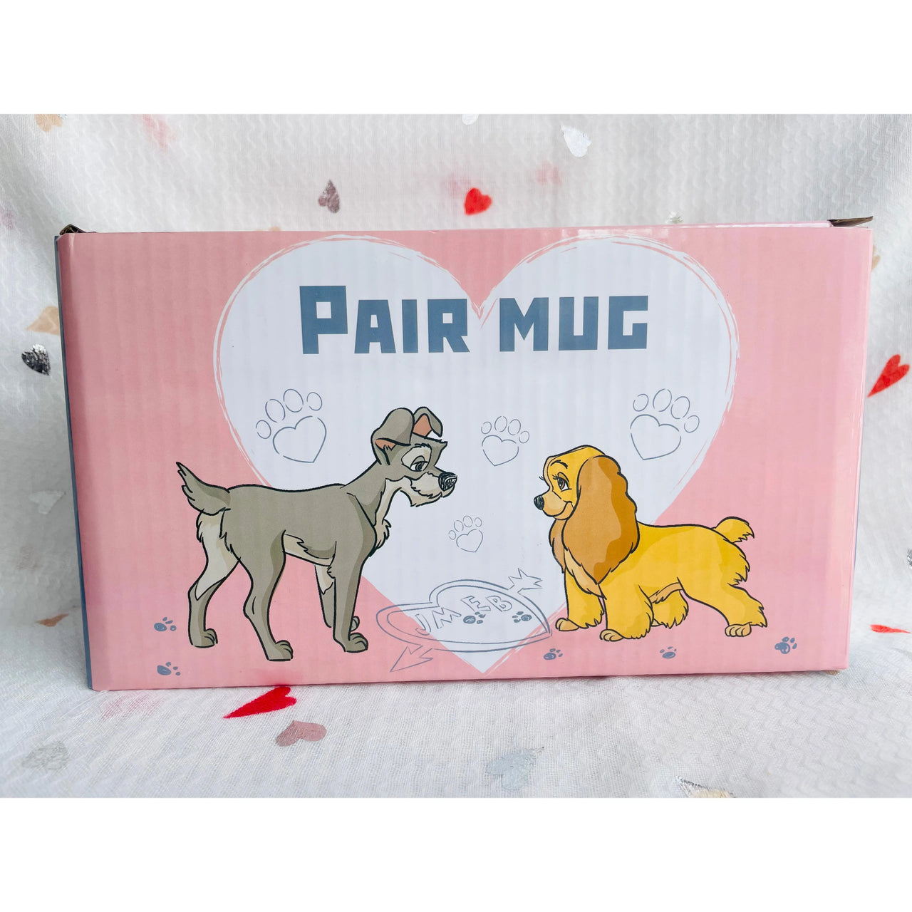 Disney Lady and the Tramp Kiss Pair Mug Disney