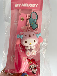 Sanrio Hello Kitty and Friends Animal Series Keychain with Hand Strap - My Melody Sanrio