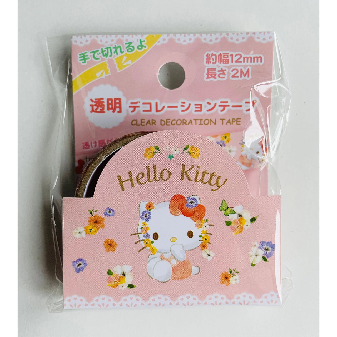 Japan Sanrio Transparent Decoration Washi Tape - Hello Kitty