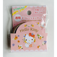 Japan Sanrio Transparent Decoration Washi Tape - Hello Kitty
