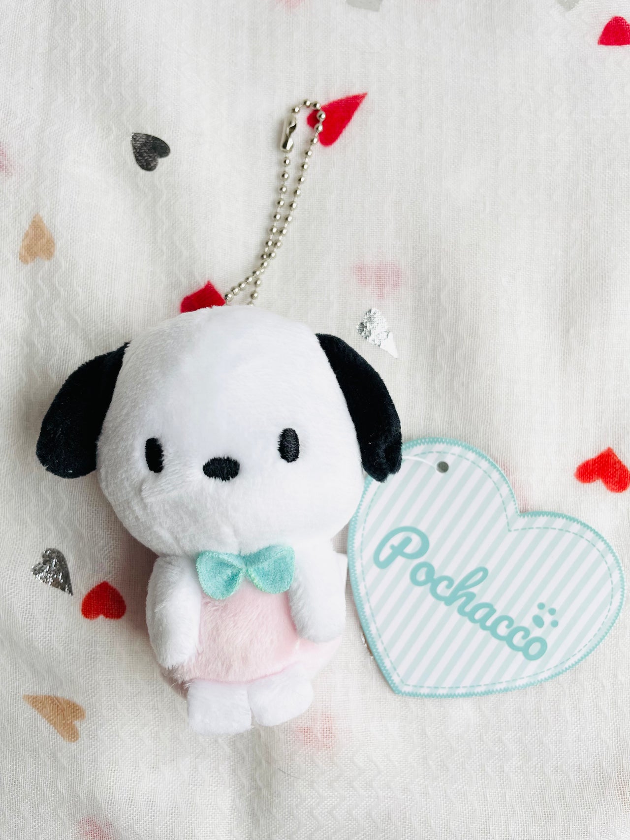Sanrio Mini Plush Doll Keychain Pochacco Sanrio