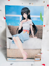 Rascal Does Not Dream of Bunny Girl Senpai Noodle Stopper PVC Statue Mai Sakurajima Summer Outfit Ver. 15 cm FuRyu
