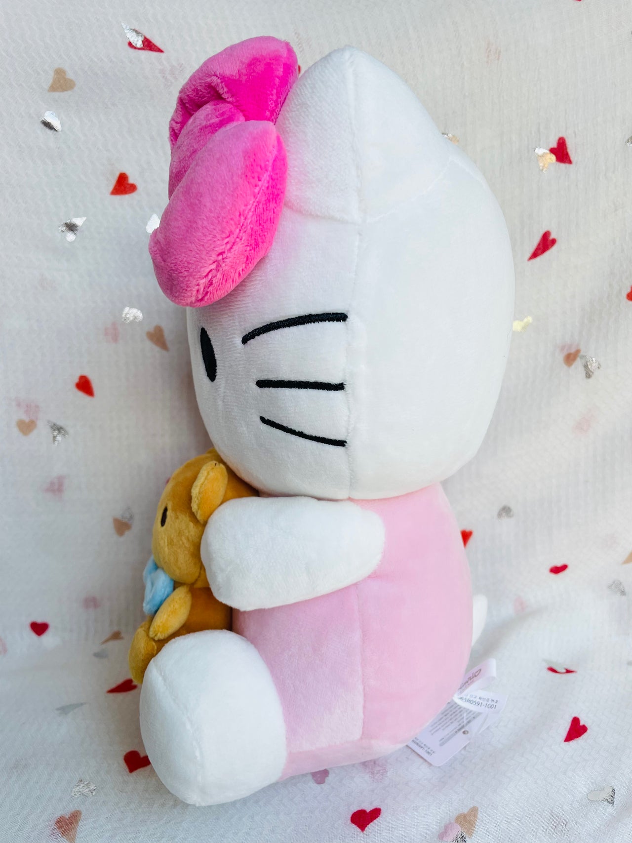 Sanrio Hello Kitty with Teddy Bear Plush 28cm Sanrio