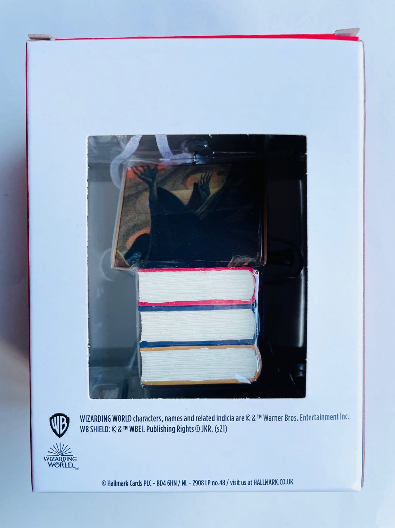 Hallmark Collectable Harry Potter Stacked Books with Wand Ornament