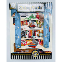 Santoro Swing Card - Cats in the Library