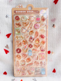 3D Crystal Stickers Bonbon Drop Bonbonland Bebe Bakery Kawaii Toys