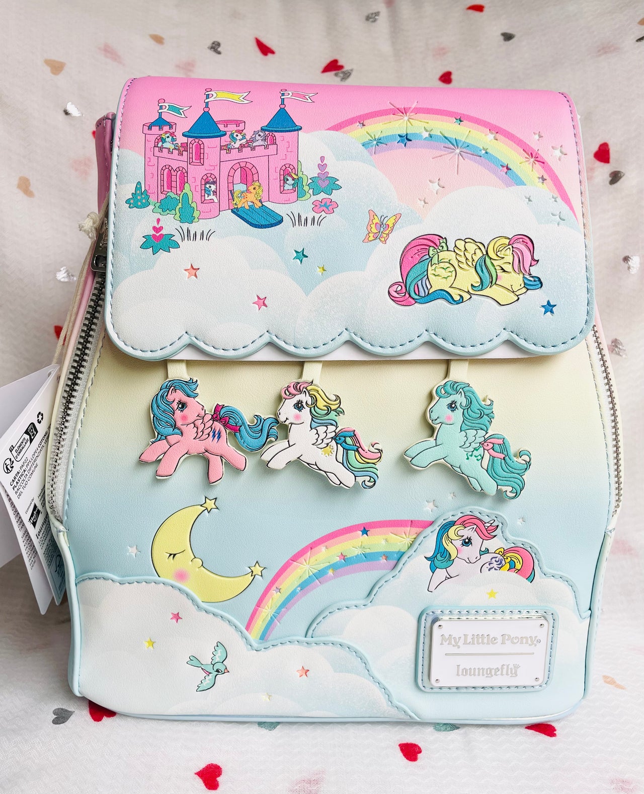 Loungefly My Little Pony Equestria Drawstring Mini Backpack Loungefly