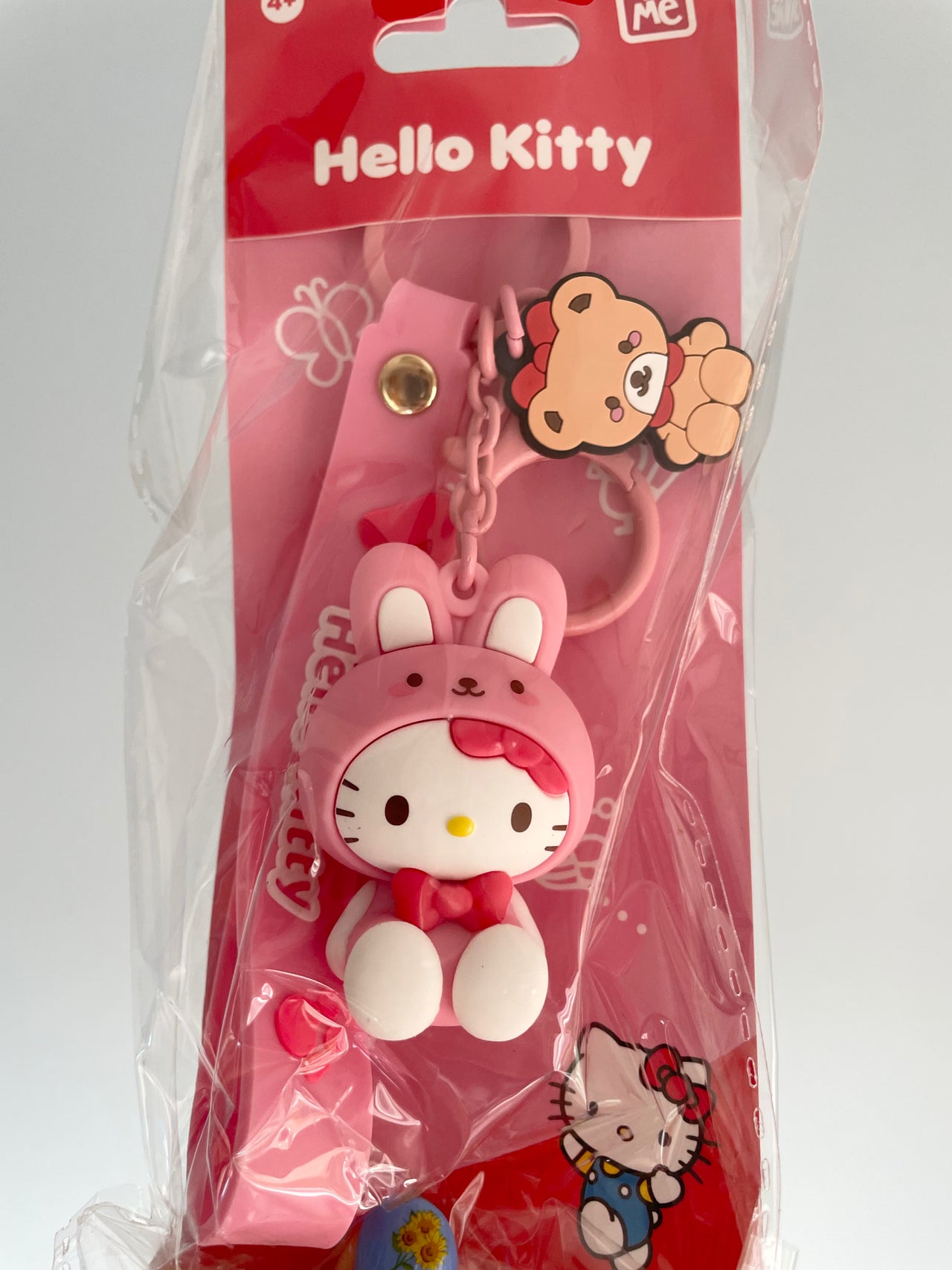 Sanrio Hello Kitty and Friends Animal Series Keychain with Hand Strap - Hello Kitty Sanrio