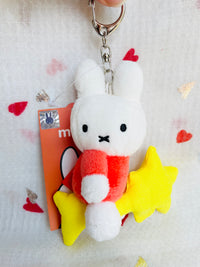 Miffy Dream Series Plush Keychain 12cm Miffy on Shooting Star Miffy
