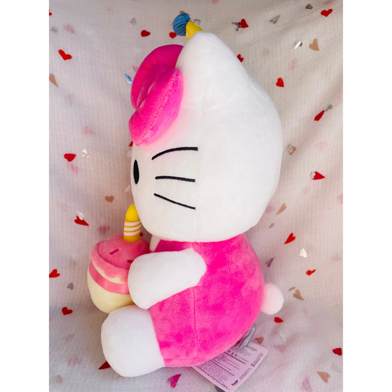 Sanrio Celebration  Party Hat Cake Plush Hello Kitty Sanrio