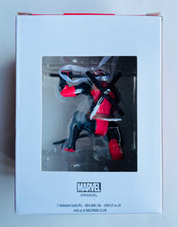 Hallmark Marvel Hanging Ornament Deadpool with Katana Swords & Pose