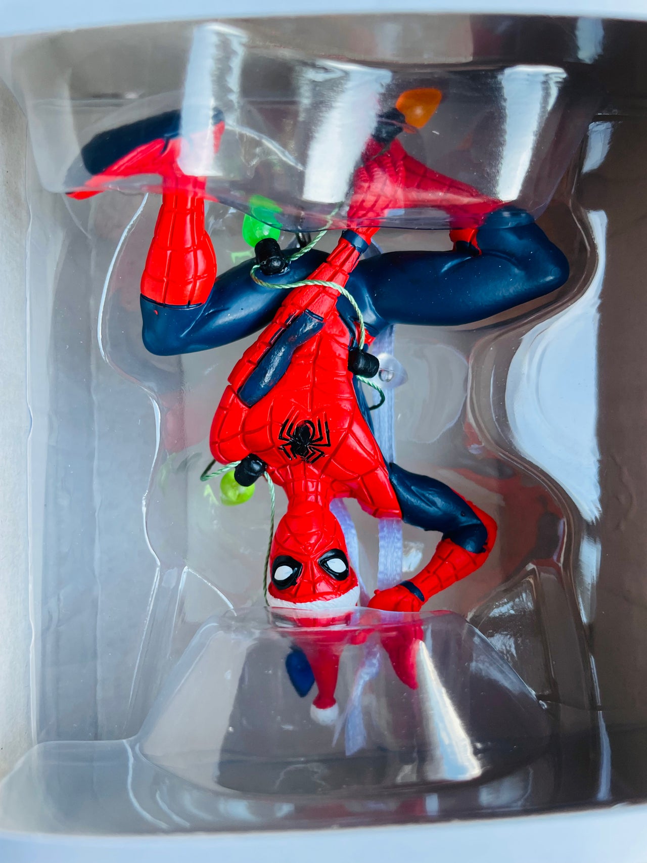 Hallmark Collectable Marvel Spider-Man Tangled Fairy Lights Ornament