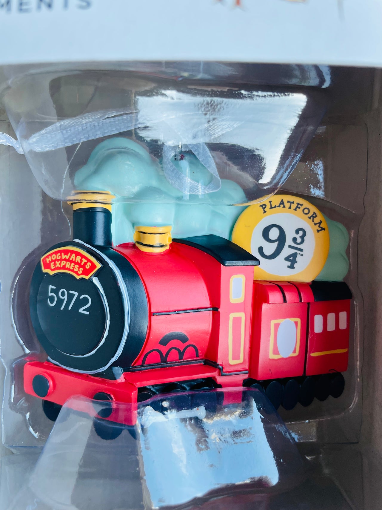 Hallmark Harry Potter Ornament Hogwarts Express & 9 3/4 Sign