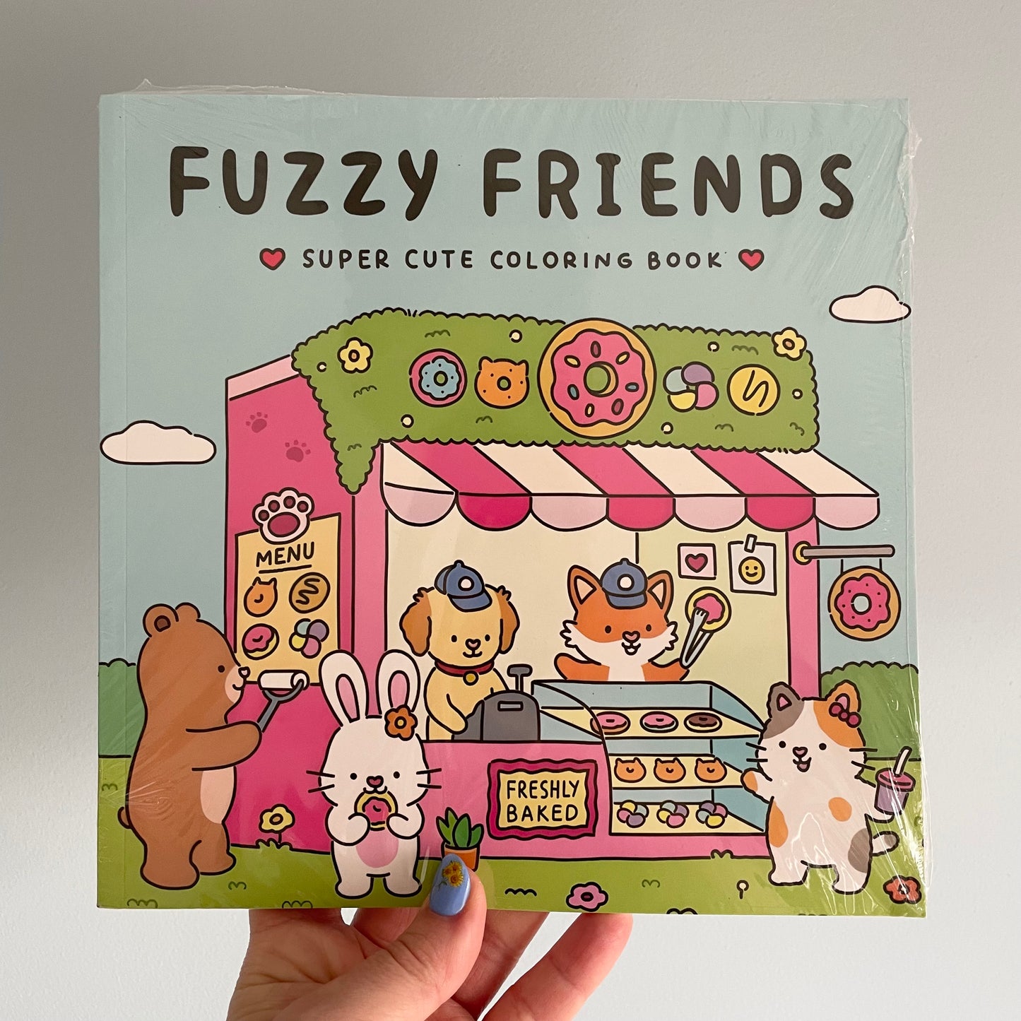 Fuzzy Friends Super Cute Kawaii Colouring Book Unbranded