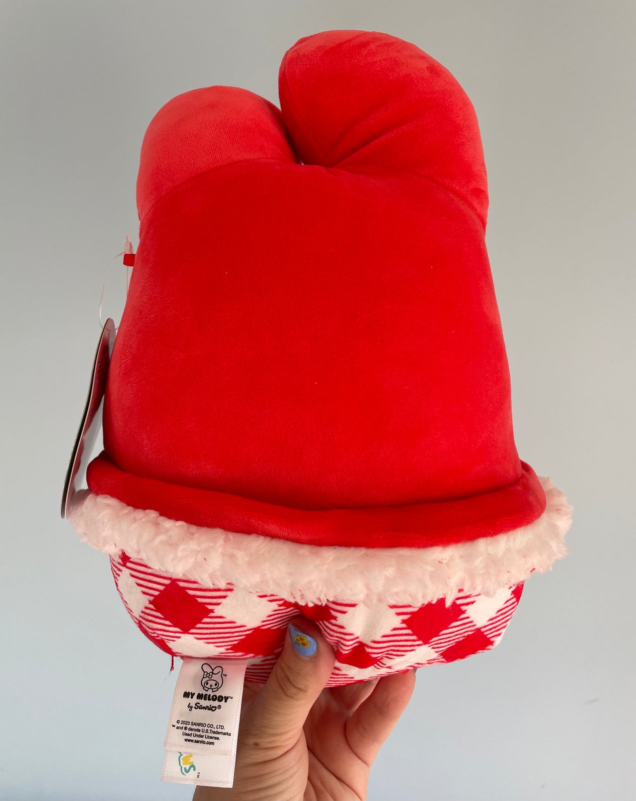 Squishmallow Christmas Sanrio Plush 8" My Melody Plaid Squishmallows