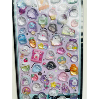 3D Crystal Stickers BonBon Drop BonBonland Cute Monster Ghosties