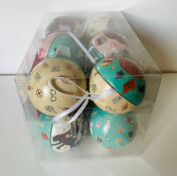 Hallmark Harry Potter Tin Bauble Christmas Ornaments Pack of 12