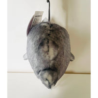 MofuSand Cream Cat Shark Costume Plush 13cm