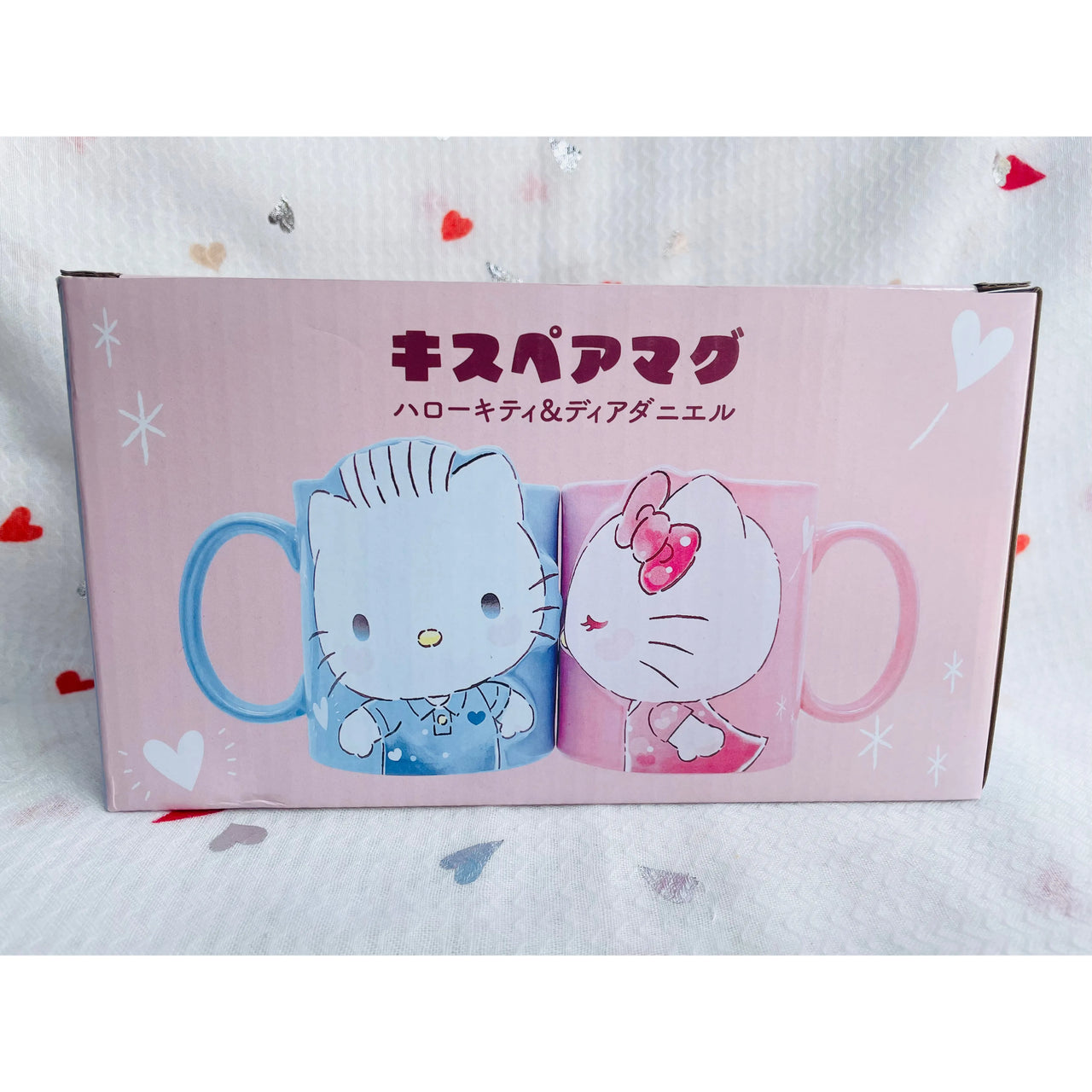 Sanrio Kiss Pair Mug Set - Dear Daniel & Hello Kitty Sanrio