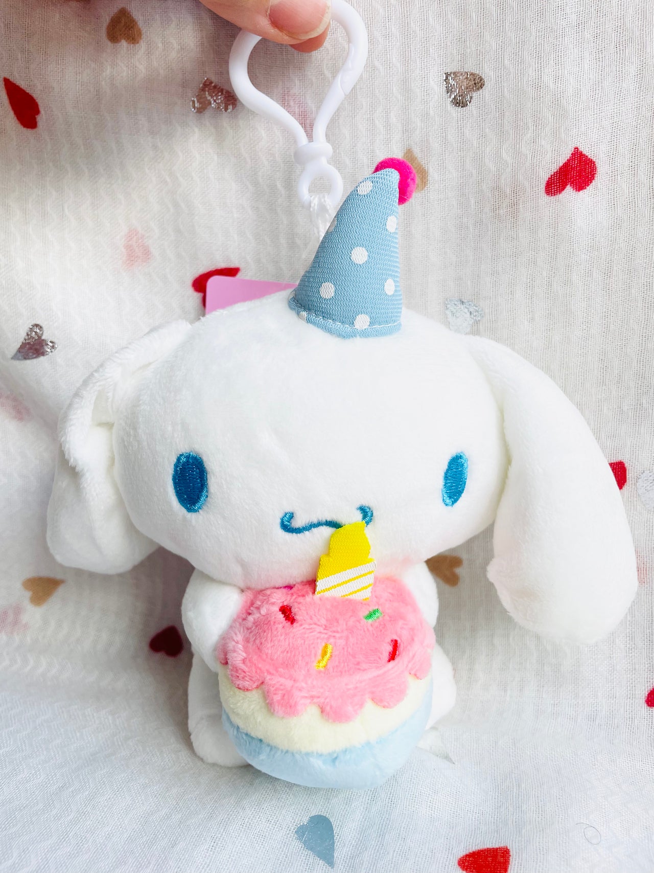 Sanrio Birthday Cake Plush Keychain 13cm My Melody Sanrio