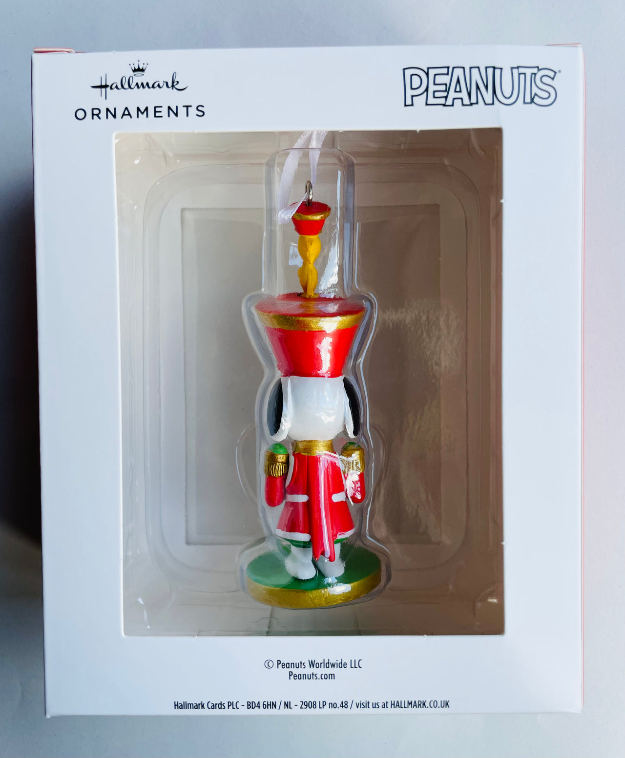 Hallmark Collectable Nutcracker Ornament Peanuts Snoopy Design