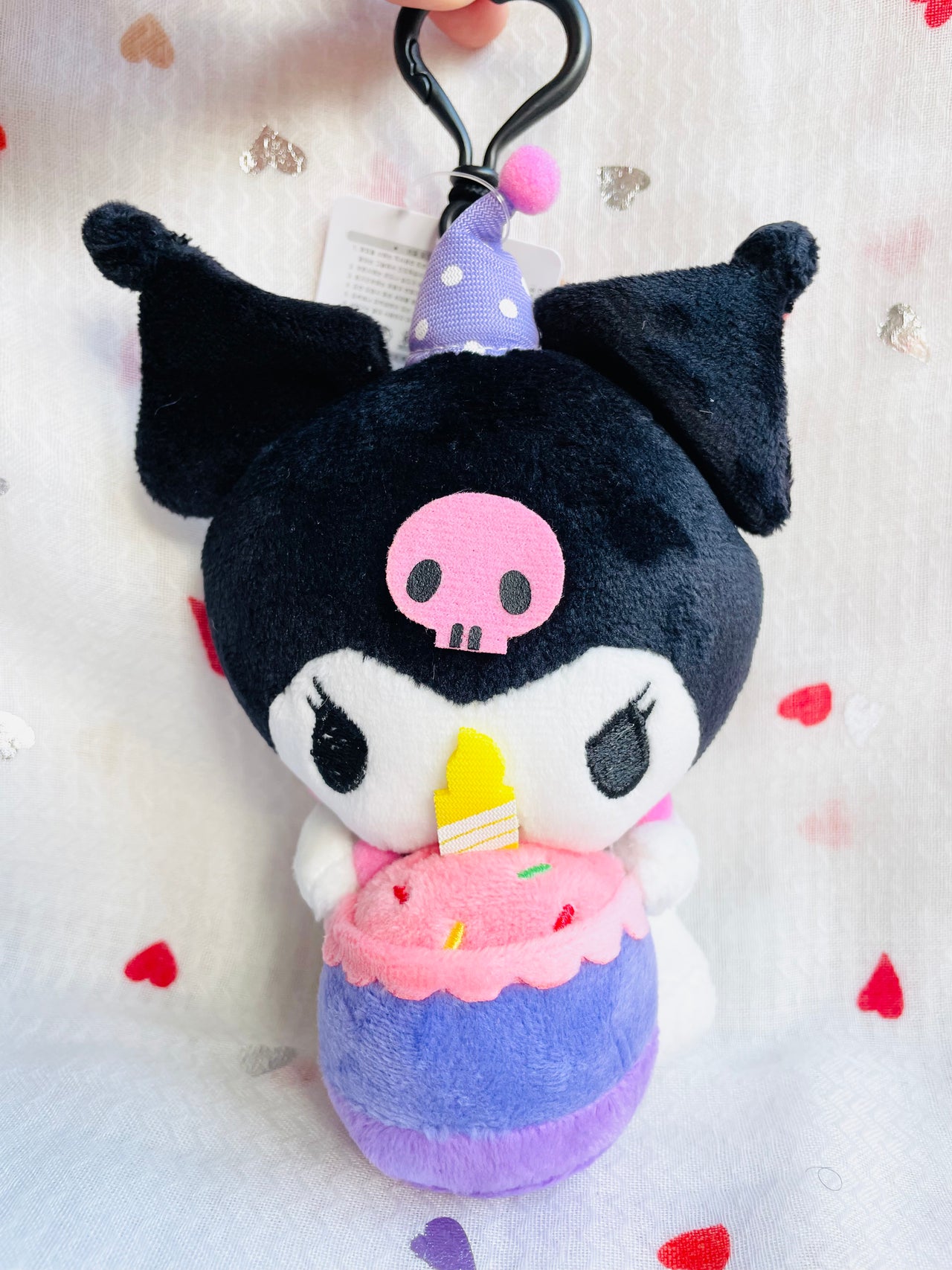 Sanrio Birthday Cake Plush Keychain 13cm Sanrio