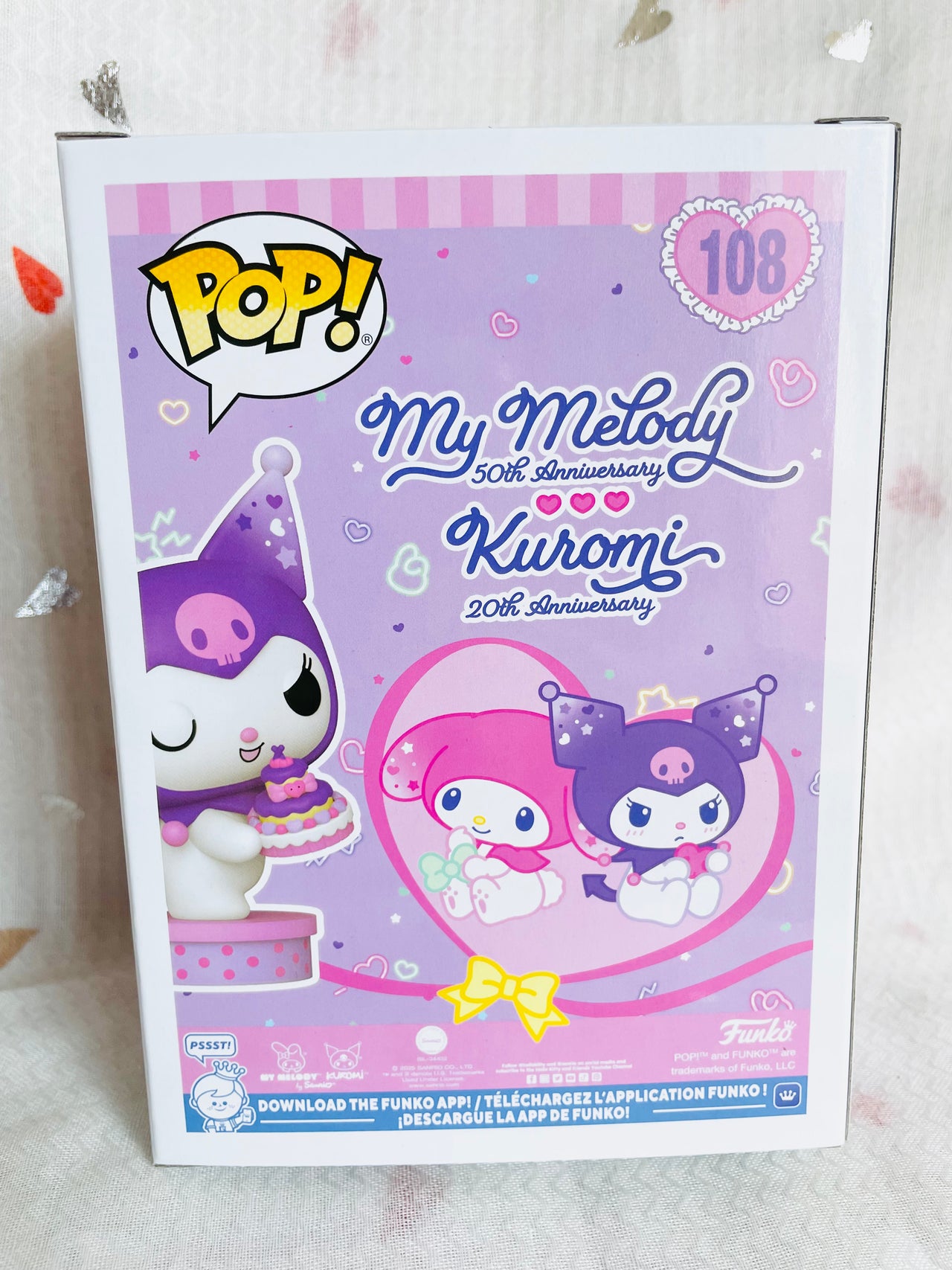 Funko Pop! My Melody Kuromi 108 Kuromi with Cake Vinyl Figure Funko