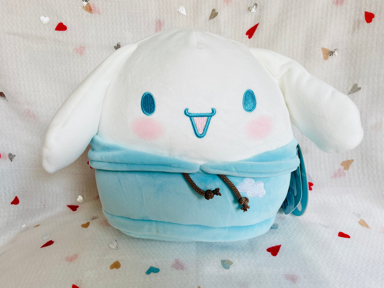 Squishmallows Sanrio 8" Hoodie Plush Cinnamoroll Squishmallows