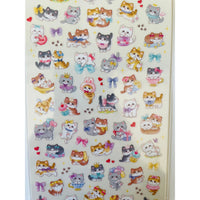 Japan Mind Wave Seals Little Mewny Kawaii Kittens Stickers Sheet