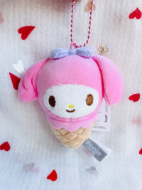 Sanrio My Melody Ice Cream Plush Keychain 8cm Sanrio