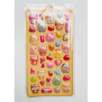 Bubble Puffy 3D Stickers Kawaii Cute Animals